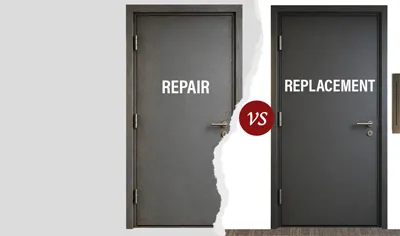 fire door repair vs replacement