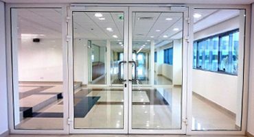 glazed fire door