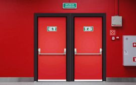 Fire-Rated Steel Door