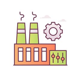 Manufacturing unit icon