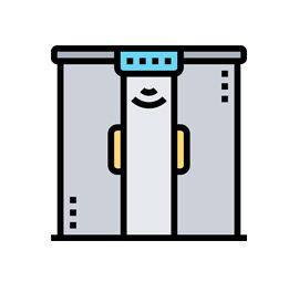 Hermetically sealed door icon