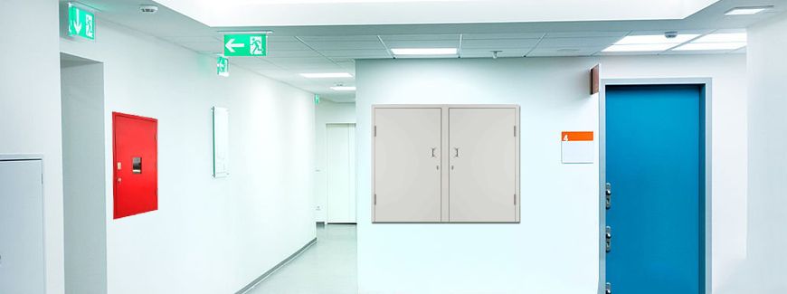 fire and elevator shaft steel door