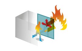 Glazed Fire Door
